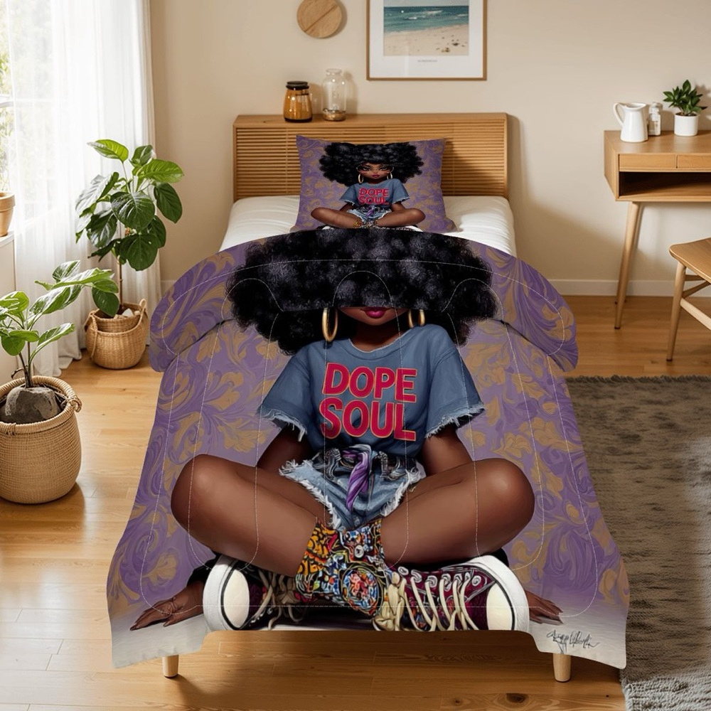 Urban and Afrocentric Dope Soul Comforter Set